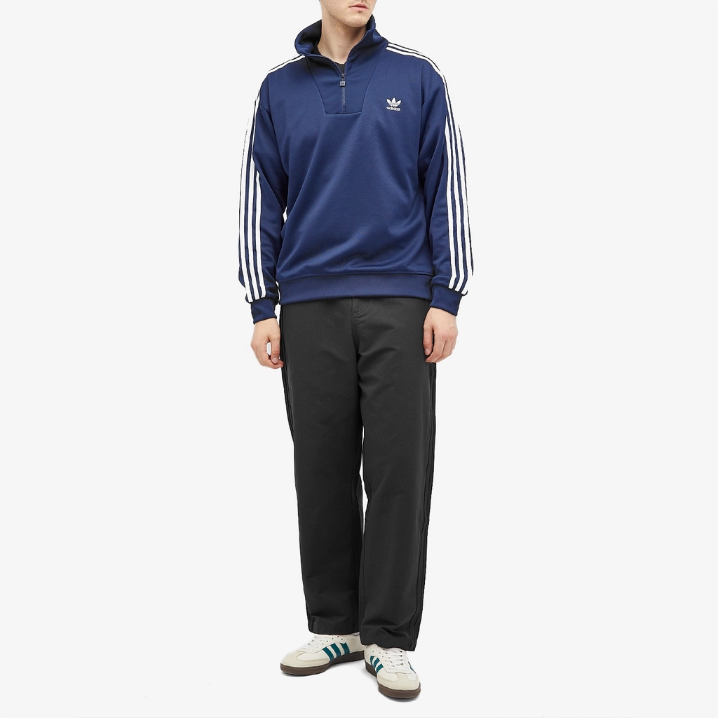 Adidas Originals Men's Funnelneck Track Top Night Indigo